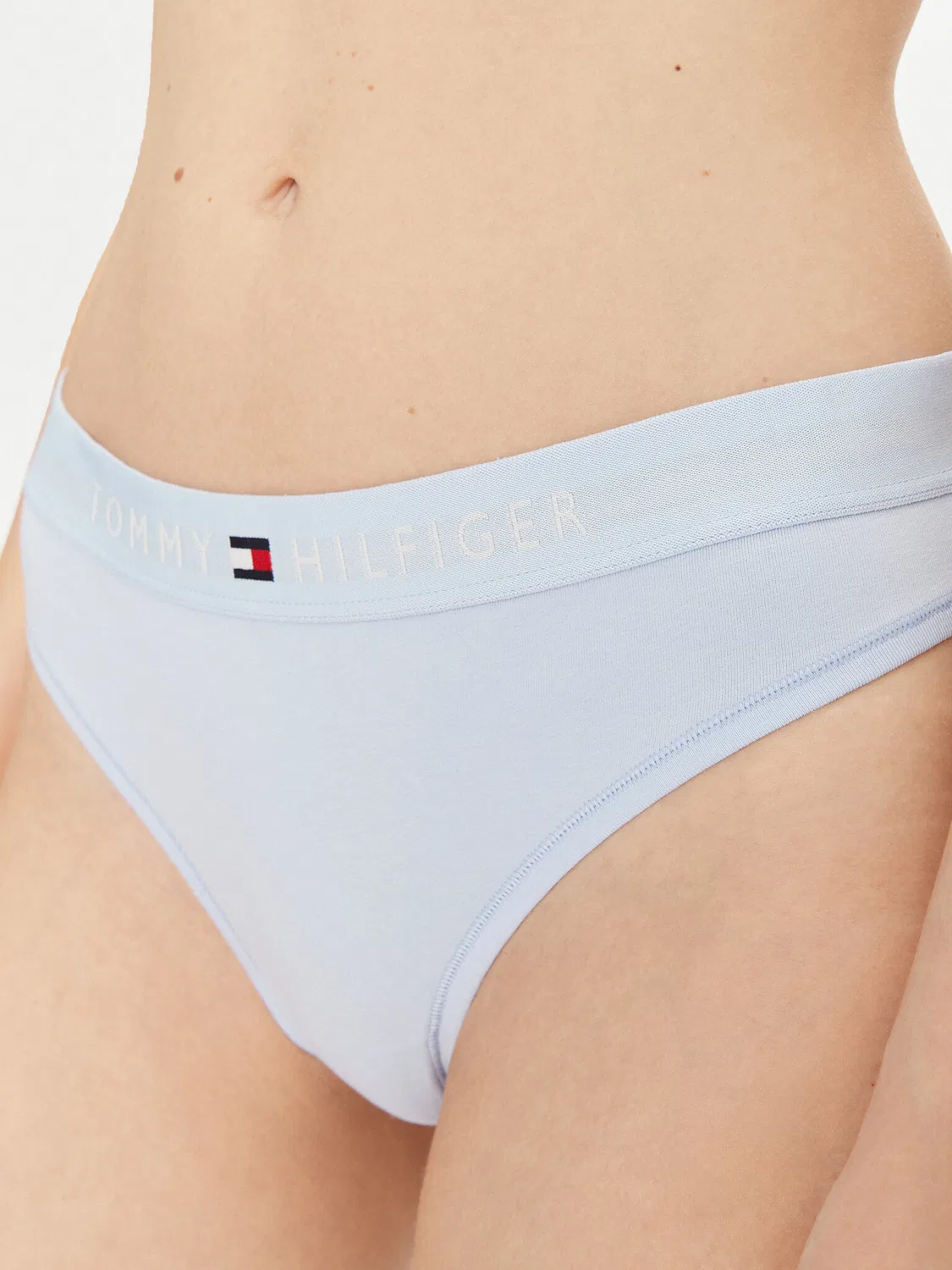 Женские стринги небесно-голубые Tommy Hilfiger, голубой — фото 3