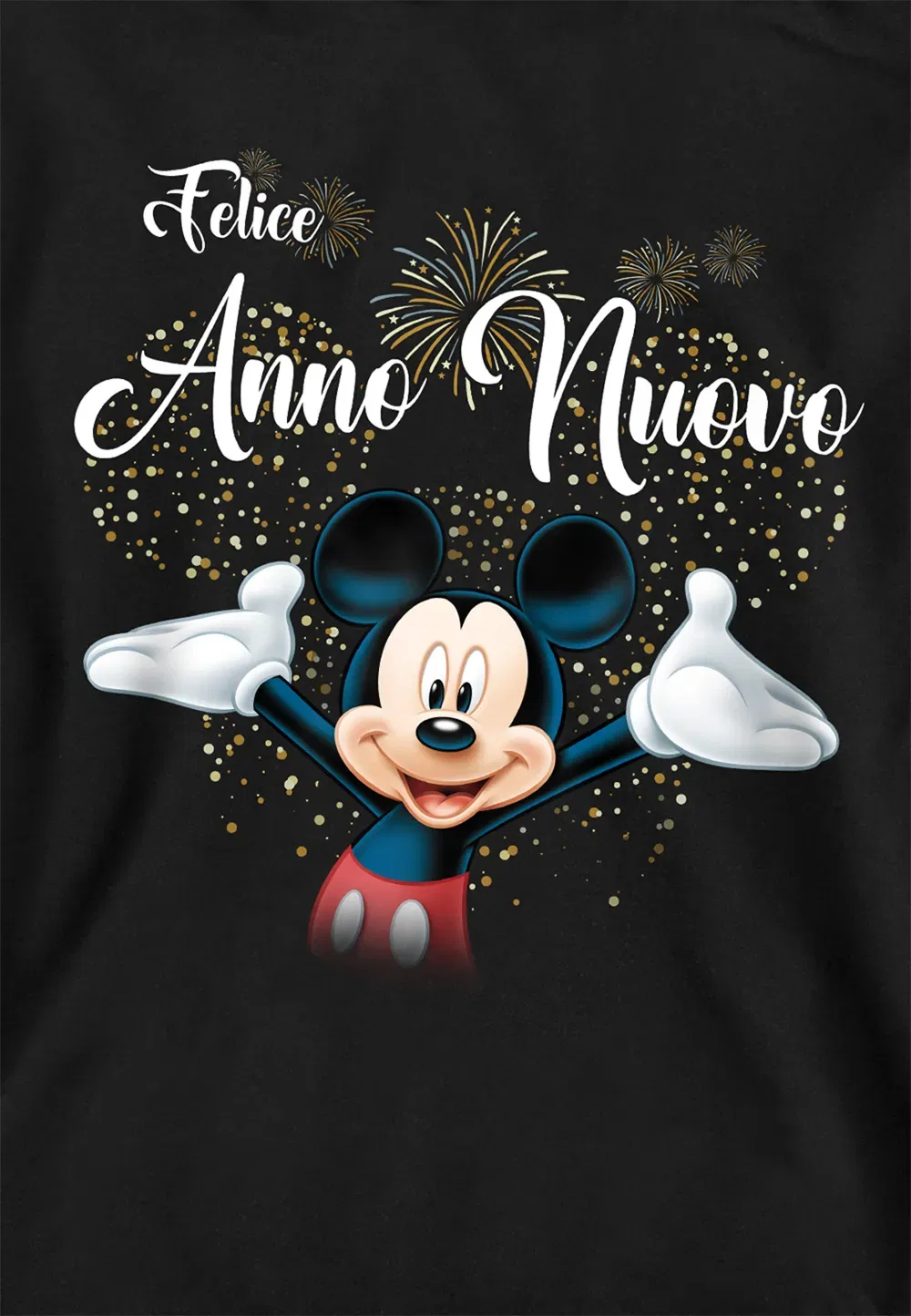 Детский худи Disney Mickey Mouse Firework, черный, черный — фото 2