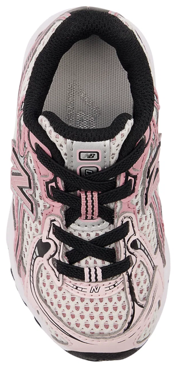 Кроссовки для девочек 740 New Balance, цвет Pink Taffy/Rose Sugar/Black — фото 3