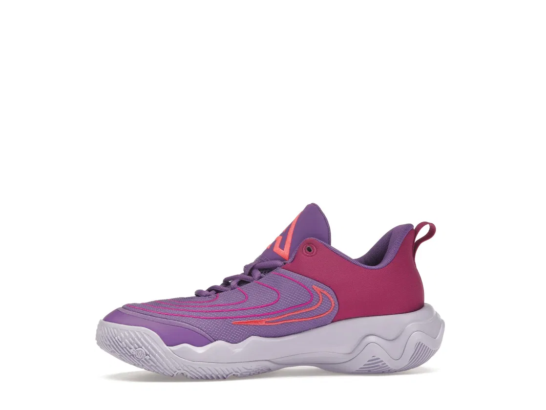 Детские кроссовки для мальчиков Nike Giannis Immortality 4, Black Raspberry/Hot Punch/Hot Fuchsia/Aster Pink — фото 3