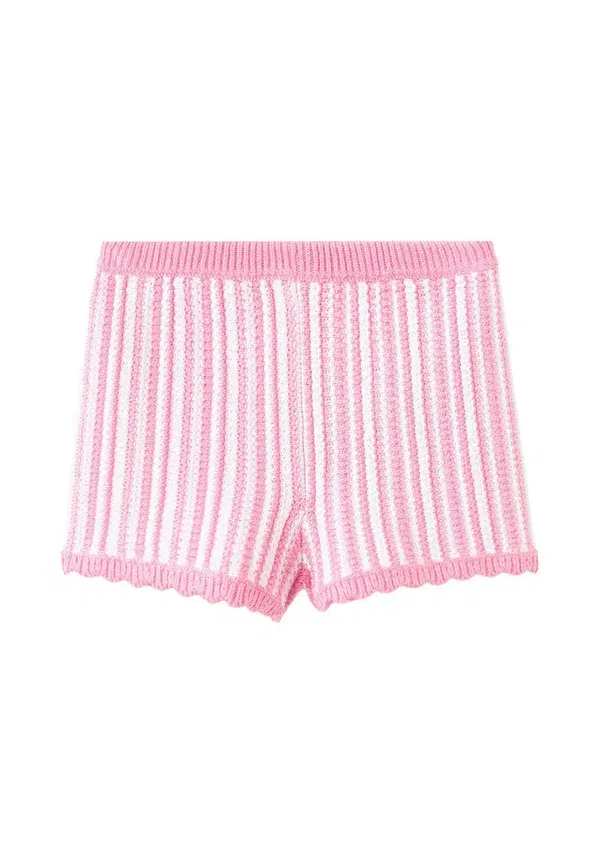 Детские шорты Mango Kids, розовый — фото 3