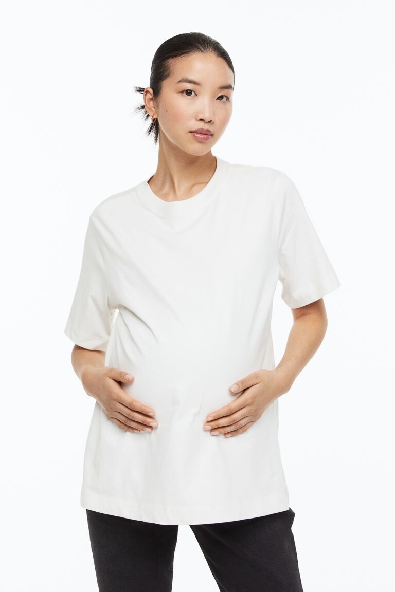 

MAMA Топ для кормления, 2 шт. H&M, черно-белый, Черный, MAMA Топ для кормления, 2 шт. H&M, черно-белый