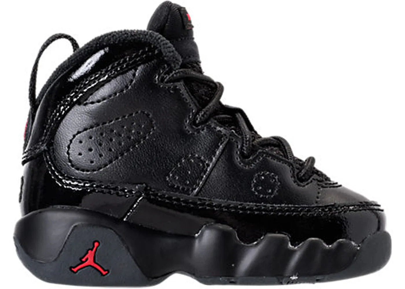 Детские кроссовки Lifestyle Jordan 9 Retro Jordan, Black/University Red-Anthracite