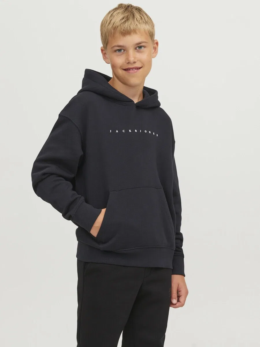 Детский свитер 'JJEStar' черного цвета Jack & Jones Junior — фото 2