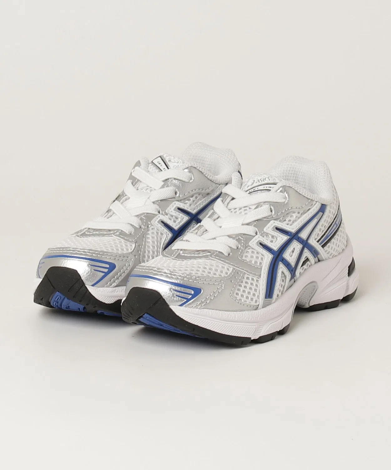 Детские кроссовки с шнуровкой GEL-1130 PS ASICS, White x Blue