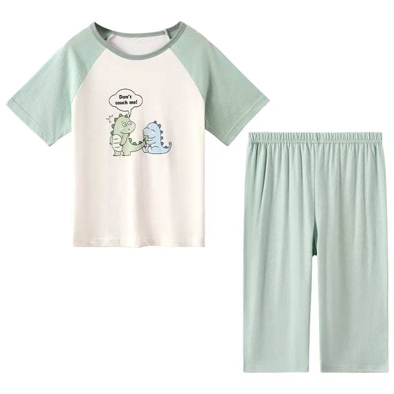 Детский комплект для отдыха Hodo Loungewear 2 Piece Set Red bean, Белый