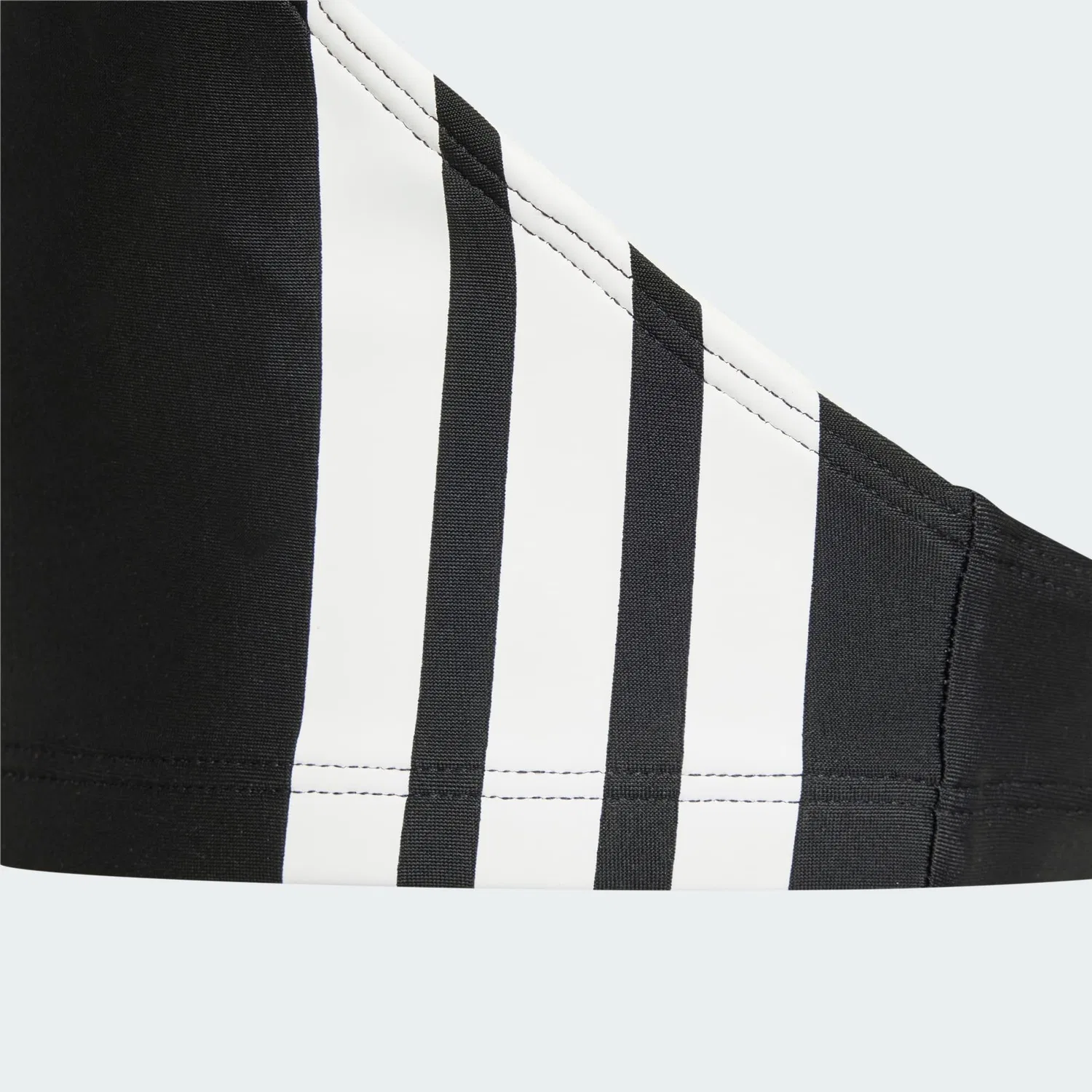Детское бикини с V-образной спинкой 3-Streifen V-Back Kids Bikini Adidas, Schwarz Weiss — фото 4