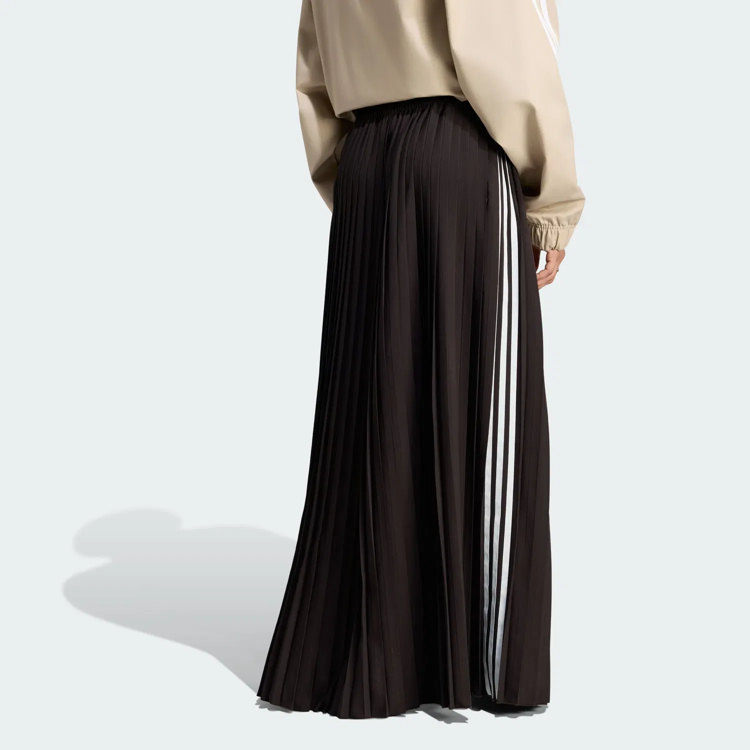 Женские спортивные штаны из трикотажа с длинным рукавом Adidas Originals, Dark Brown — фото 4