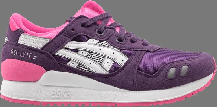 

Кроссовки gel lyte 3 gs 'purple white' Asics, фиолетовый