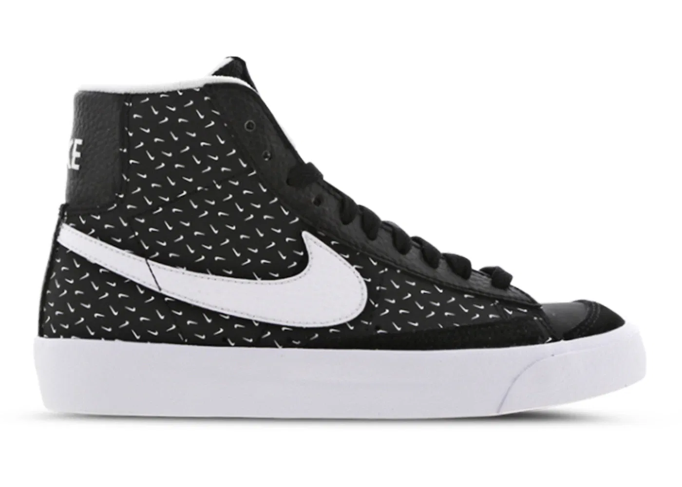 Детские кроссовки с принтом Nike Blazer Mid '77 Nike, Black/White/White