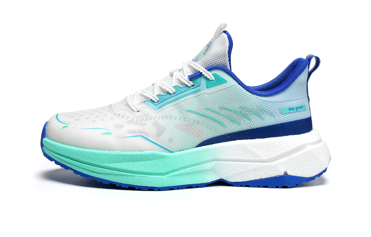 

Мужские низкие беговые кроссовки с амортизацией и нескользящей подошвой HLA, белый синий