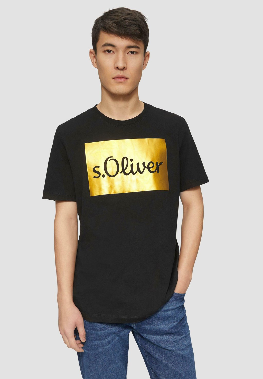 

Футболка с принтом s.Oliver, черный