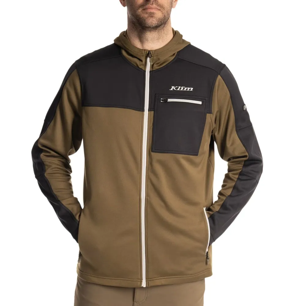 

Толстовка Klim Glacier full zip, коричневый