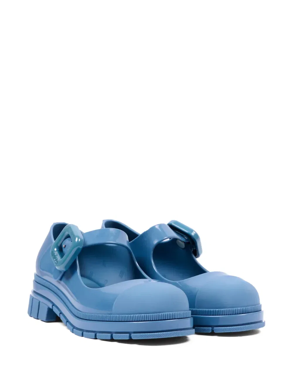 Балетки «Джун» с пряжкой Mini Melissa, синий