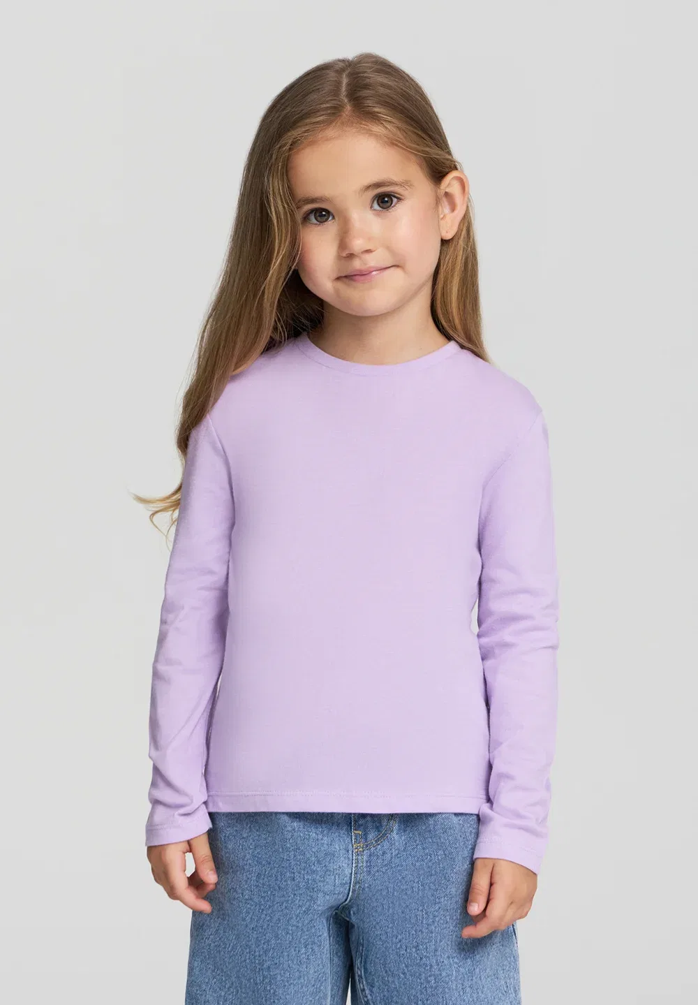 Комплект 3 - футболка с длинными рукавами Terranova, 1X White, 1X Pink, 1X Lilac — фото 2