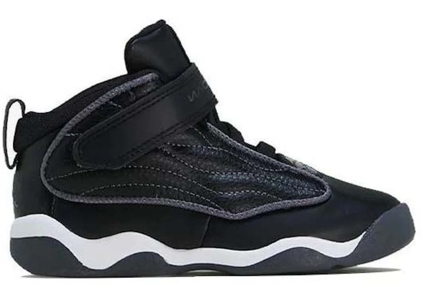 Детские кроссовки Lifestyle с принтом Jordan Pro Strong Jordan, Black/White/Metallic Dark Grey/Anthracite