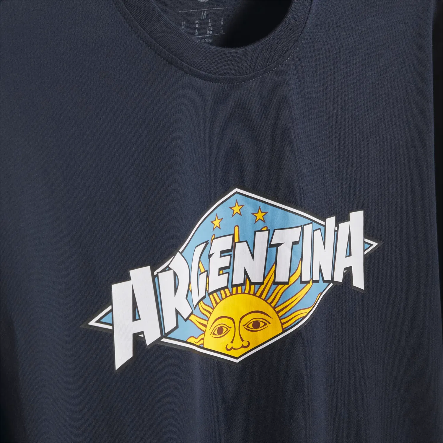 Футболка свободного кроя THRASHER x AFA ARGENTINA Adidas Originals, темно-синий — фото 3