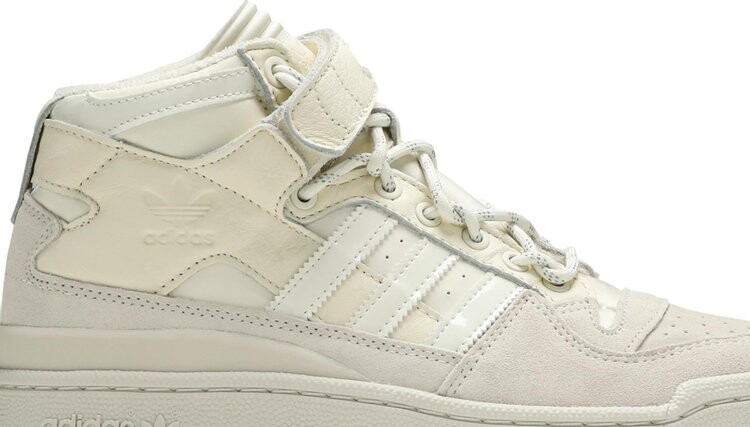Кроссовки Adidas Ivy Park x Forum Mid 'Icy Park - Cream White', кремовый — фото 3