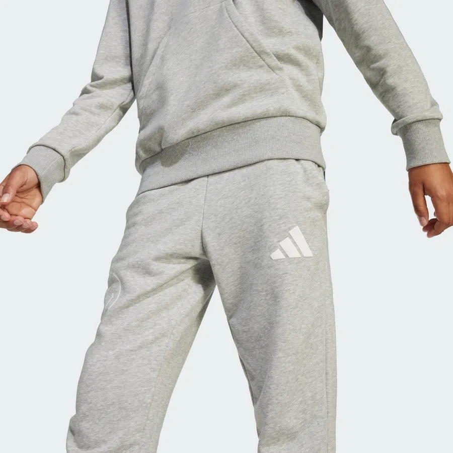 Детские спортивные штаны adidas x Smileyworld JN2148, Серо-белый — фото 4