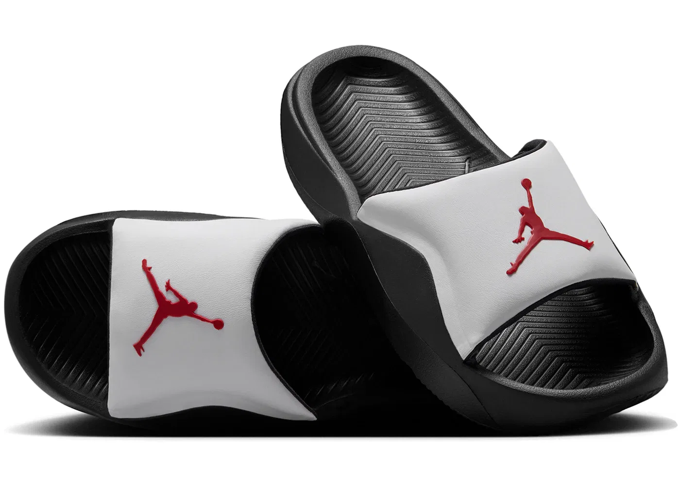 Детские шлепанцы с контрастными элементами Jordan Franchise Slide Jordan, White/Black/Gym Red
