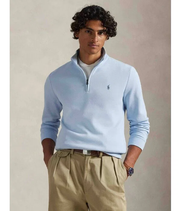 Мужская флисовая кофта на молнии Polo Ralph Lauren, Azzurro