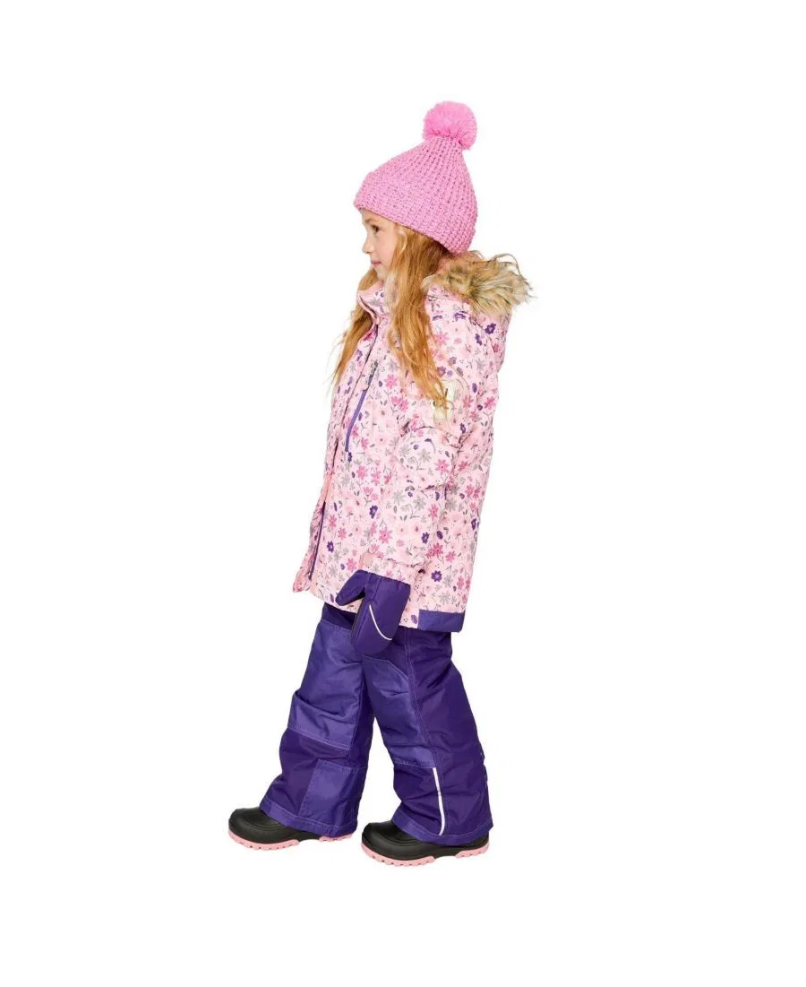 Детский комплект из куртки и снежных брюк Deux par Deux, Pink Mini Flower Print