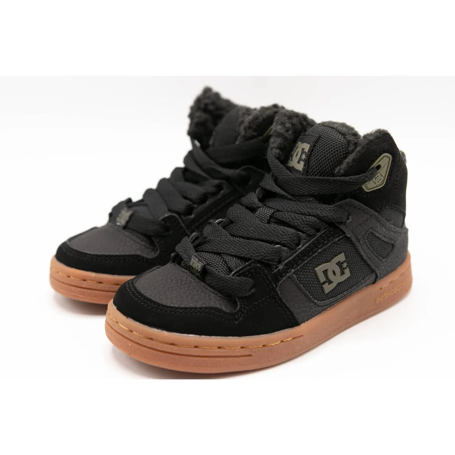 Детские ботинки DC Shoes Pure High Top Wnt, Schwarz — фото 3