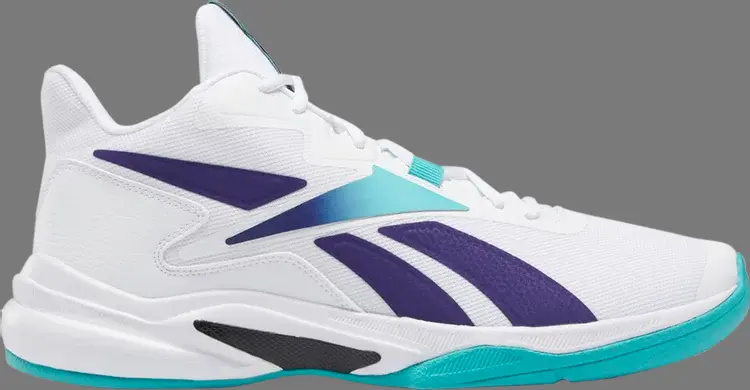 

Кроссовки more buckets 'white classic teal' Reebok, белый