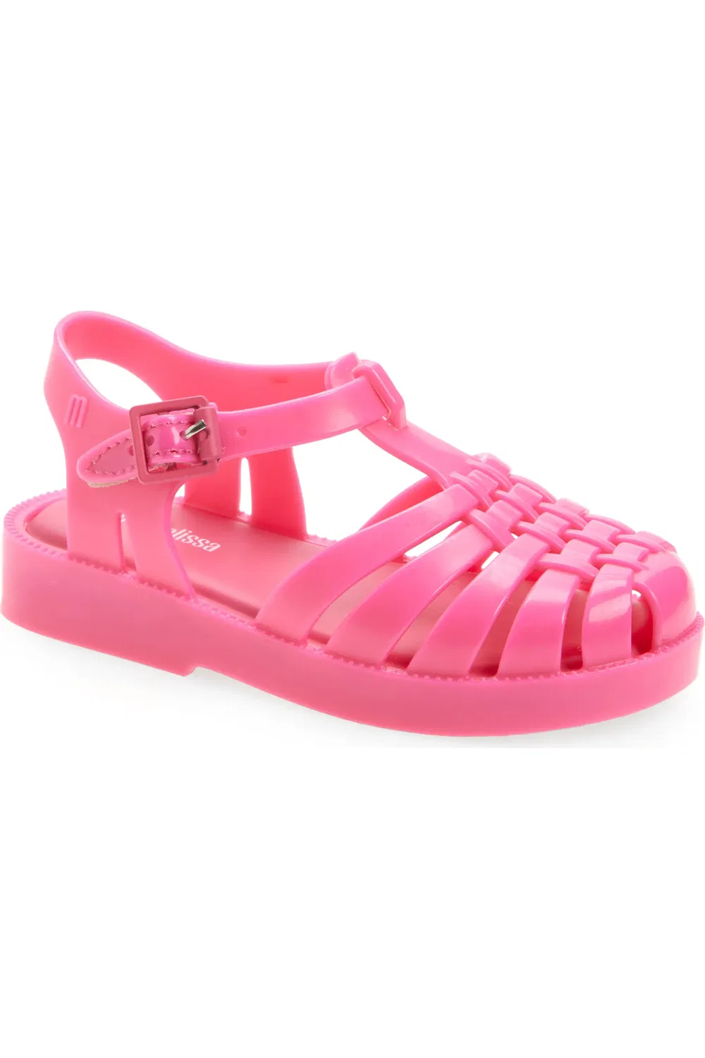 Детские сандалии плетеные из ароматизированного ПВХ Possession Mini Melissa, темно-розовый