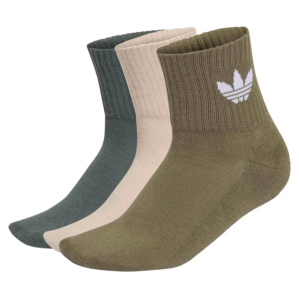 Носки миди Adidas Originals 3 пары, мультиколор