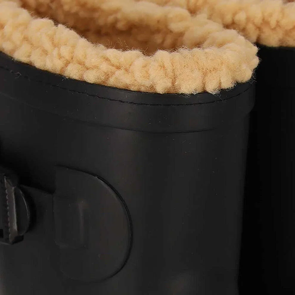 Детские резиновые сапоги с искусственным мехом Xq Footwear, Schwarz — фото 3