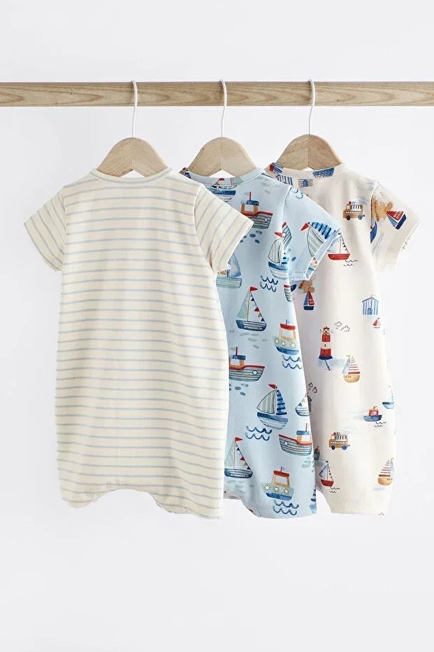 Детское боди-комбинезон с принтом Next Baby, White — фото 2