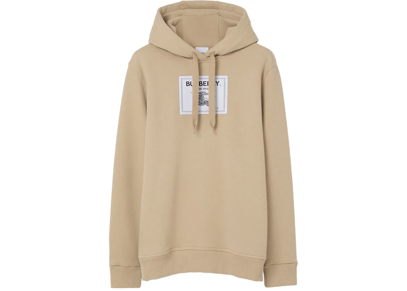 Мужской худи с капюшоном Hoodie Burberry, Soft Fawn