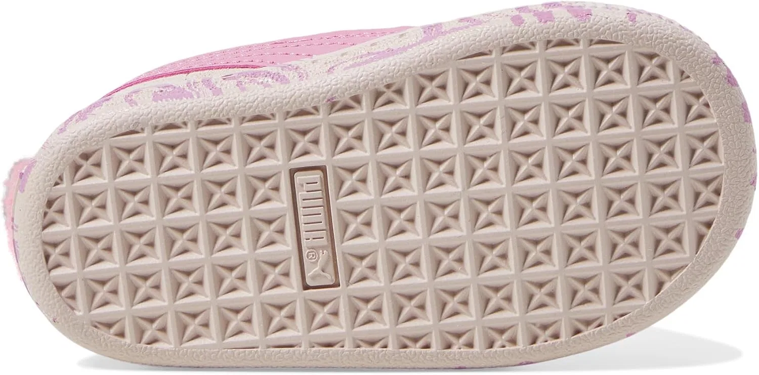 Детские кроссовки для девочек Suede Classic 2 Slip On PUMA, Mauve Mist/Mauved Out — фото 4