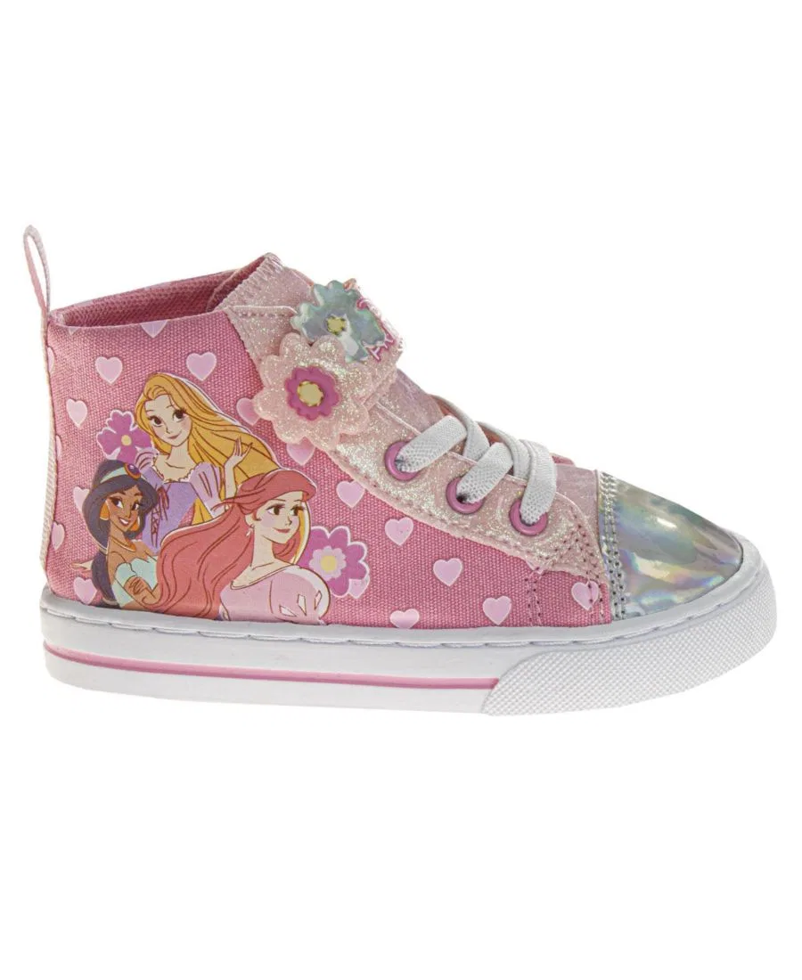 Кроссовки высокие Princess High Top Sneakers Disney, Pink — фото 2