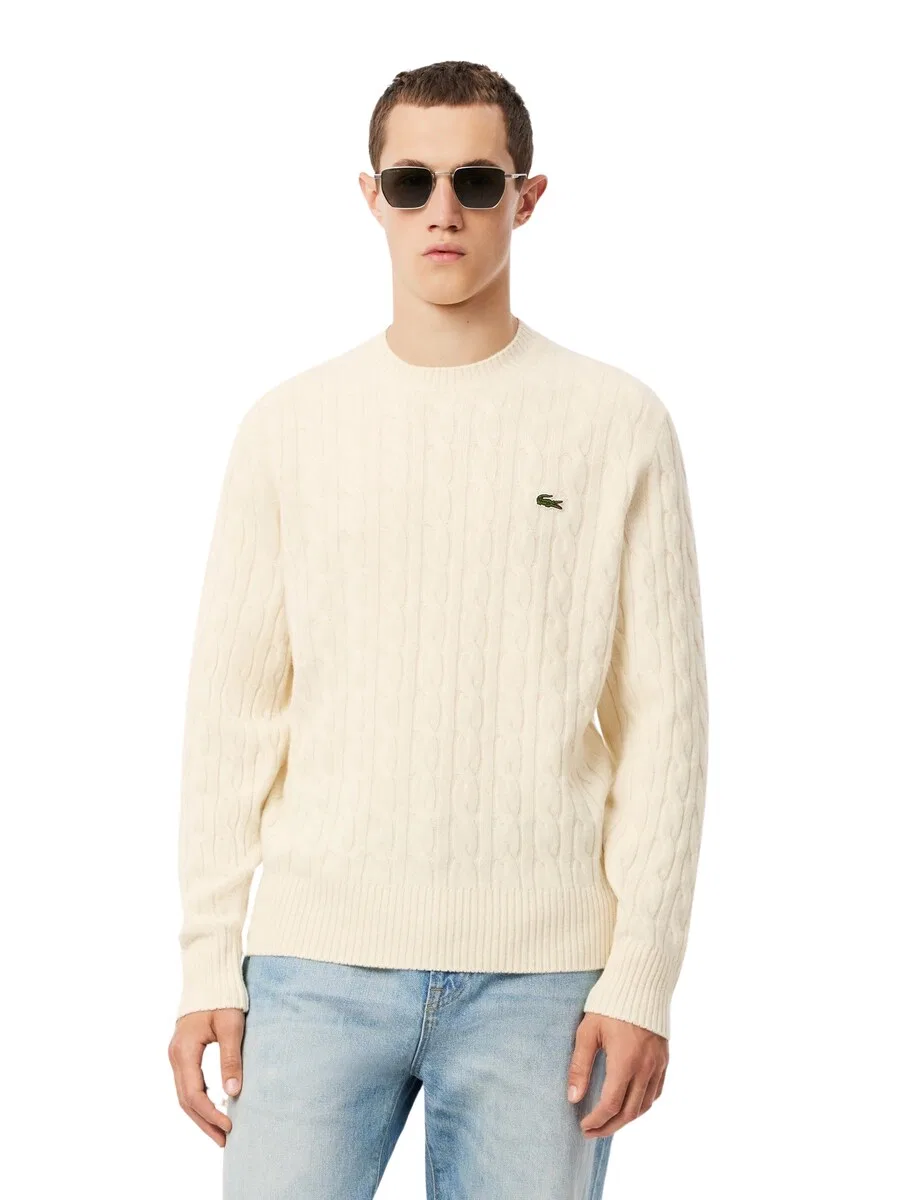 Свитер LACOSTE бежевого цвета — фото 2