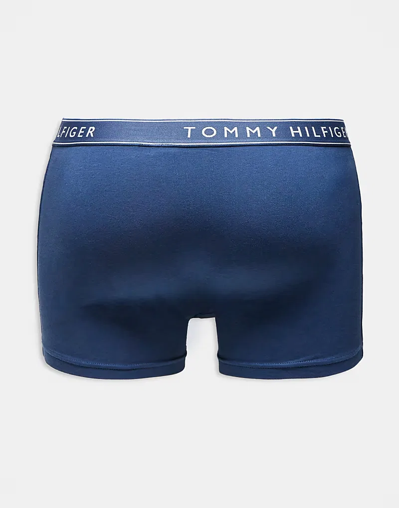 Трусы Everyday Essentials 3 шт Tommy Hilfiger, синий/кремовый/серый — фото 3