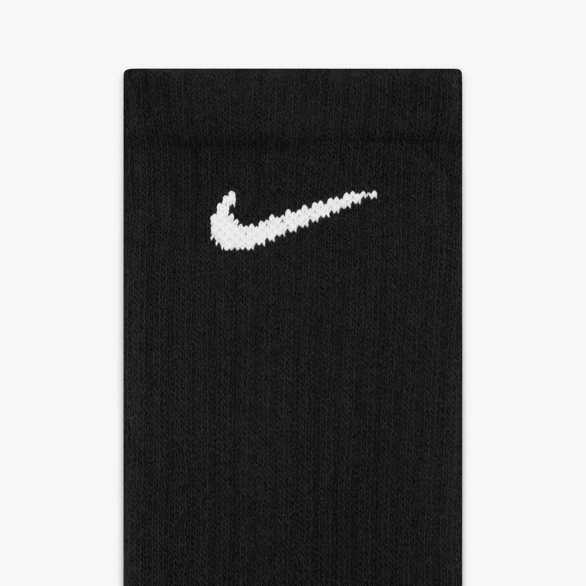 Женские носки с длинным голенищем Nike Everyday Cotton Cushioned Crew, Цвет: Schwarz — фото 3