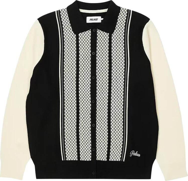 

Поло Palace London Knitted Polo 'Black', черный