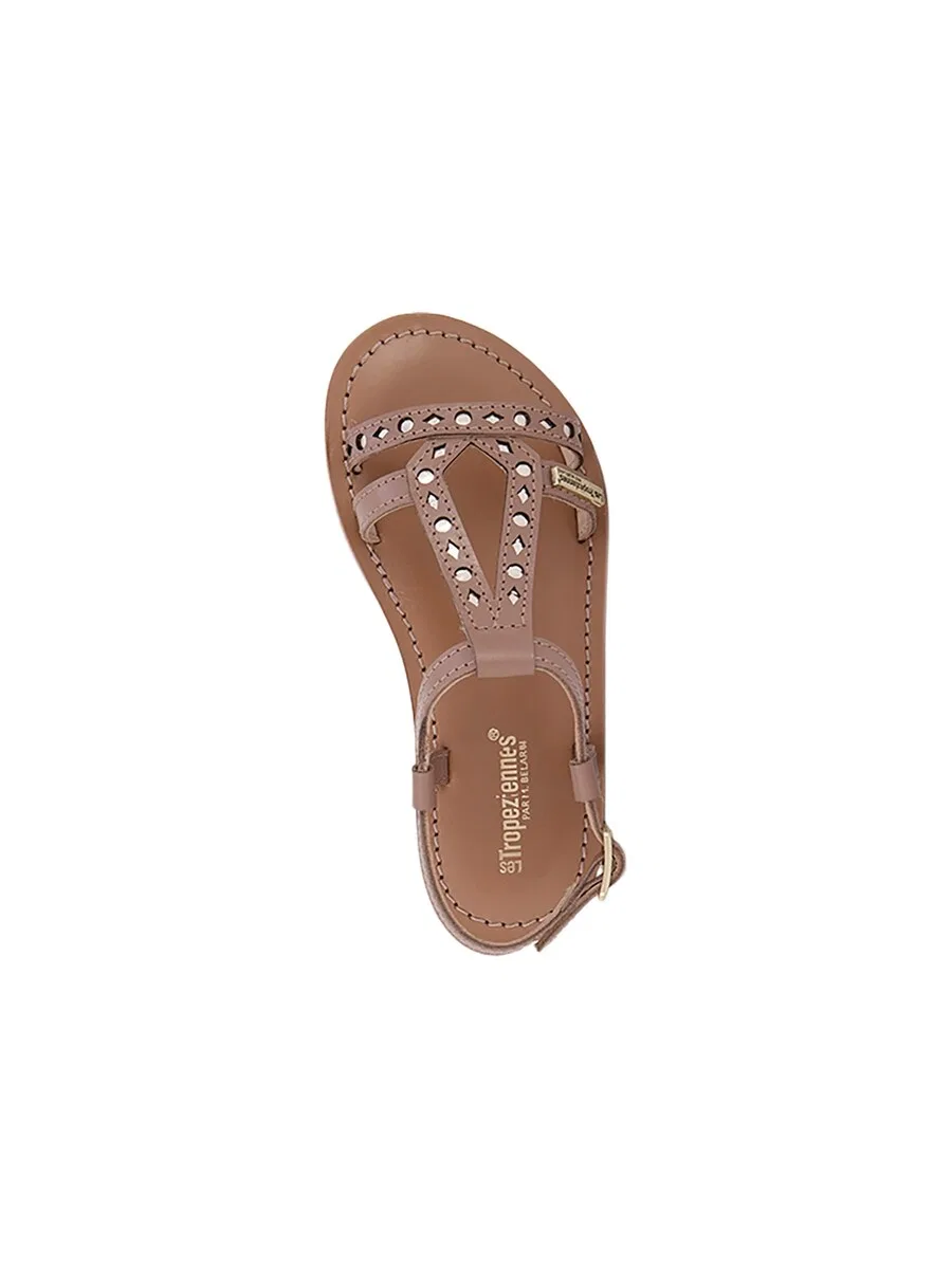 Сандалии Les Tropeziennes 'Belectra Kindersandalen aus Leder, flach' коричневого цвета — фото 4