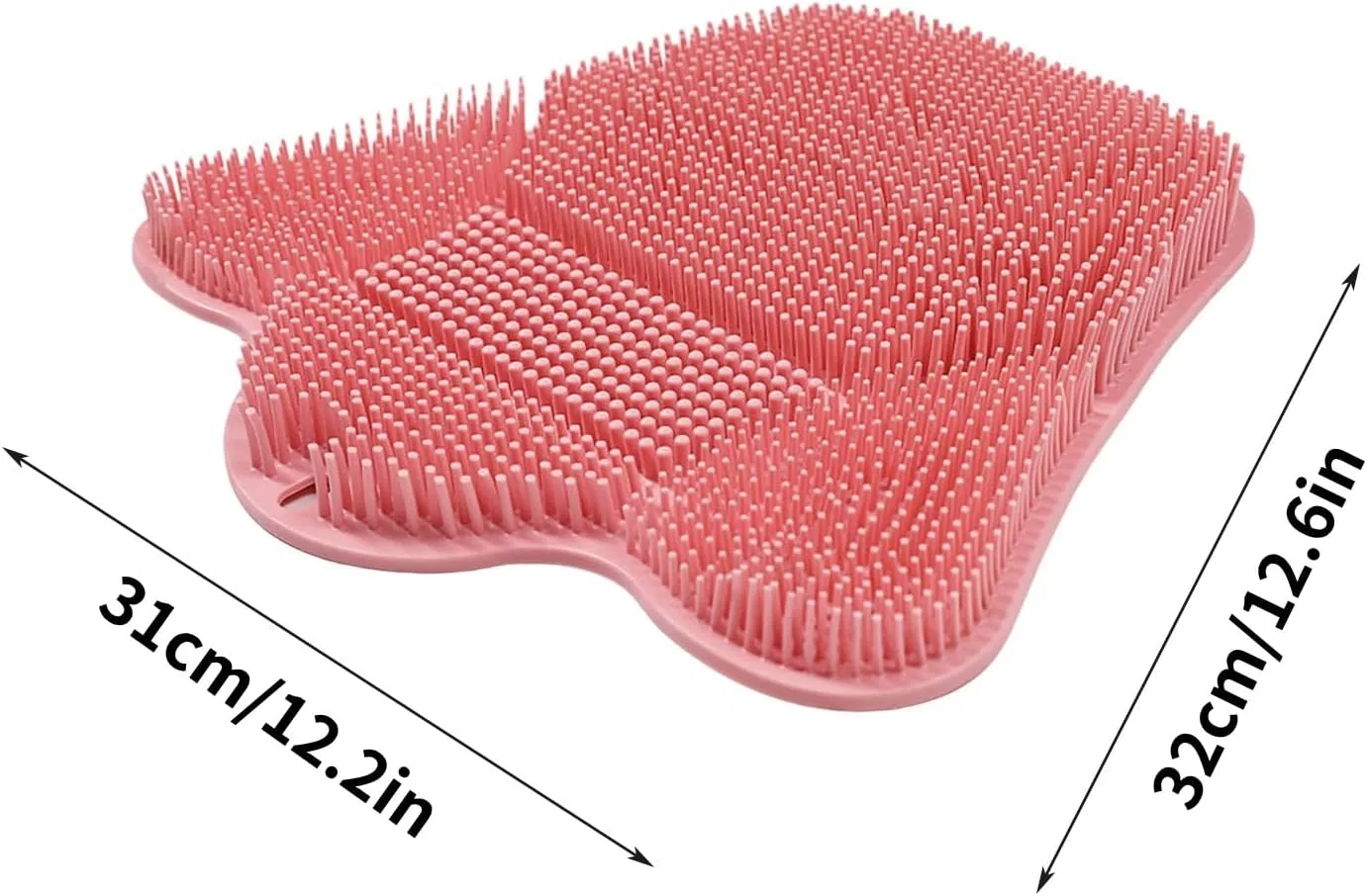 Скребок для тела и ног Silicone Body Brush, 60 см, Mischung, 3 штуки Generisch — фото 2