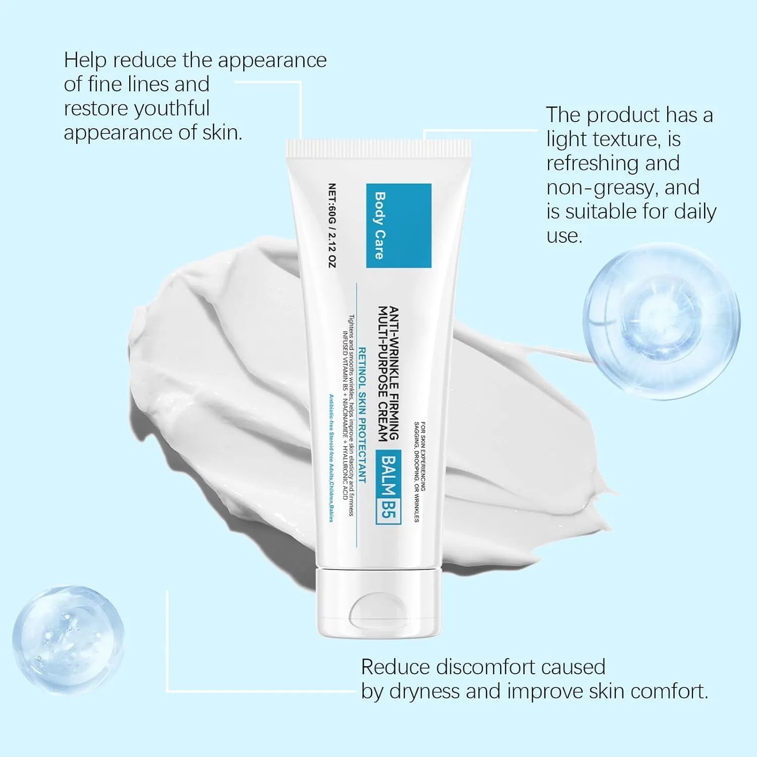 Крем для тела Fubsta Luxelift Skin Firming Youth Butter, 2 шт, 60 г Buobiy — фото 3