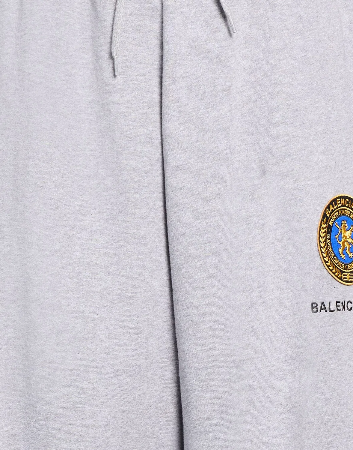 Мужские спортивные штаны на утепленной подкладке Balenciaga, светло-серый — фото 4