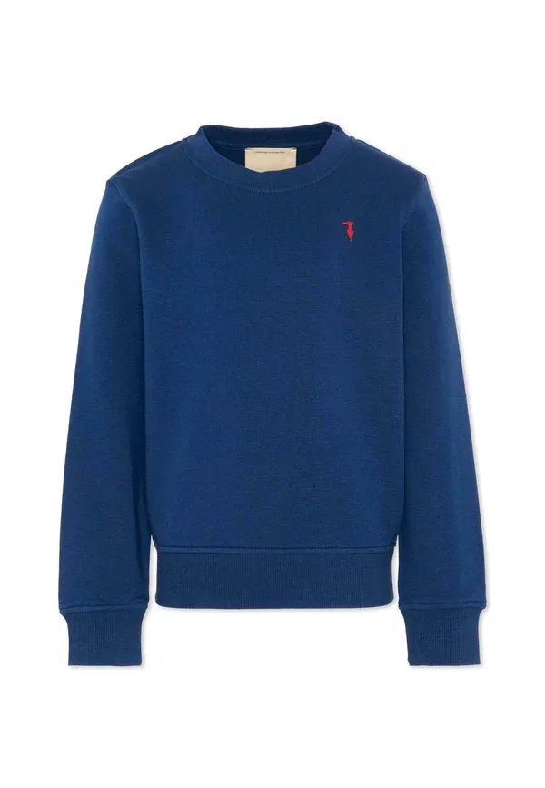 Худи из махровой ткани Tru Trussardi Junior, синий