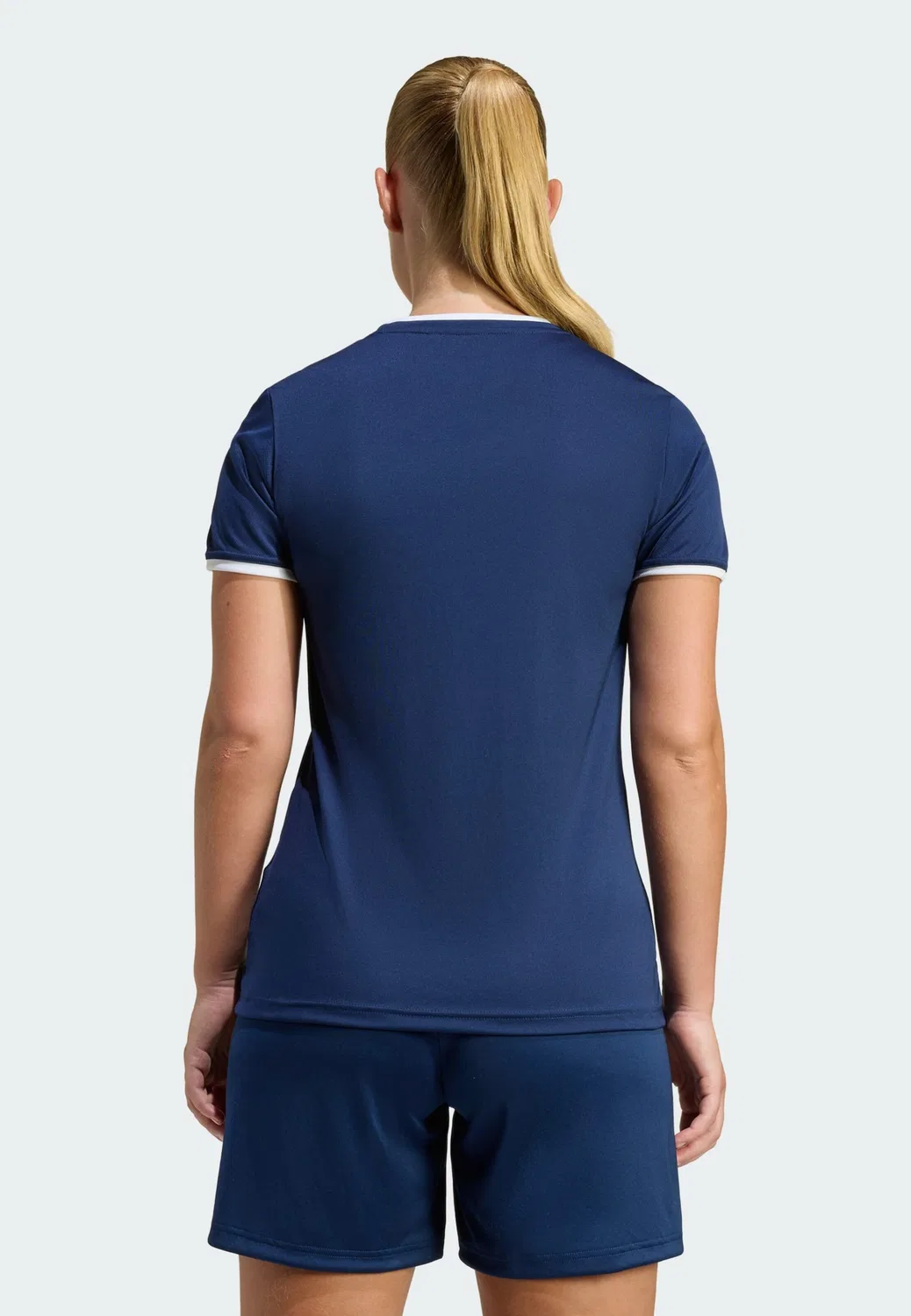 Спортивная футболка Adidas Performance Shirt Entrada26 темно-синего цвета — фото 3