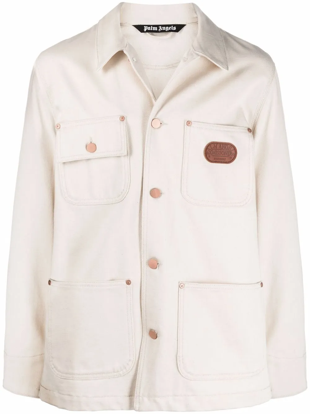 

Джинсовая куртка Melting Logo из коллаборации с Missoni PALM ANGELS, нейтральный