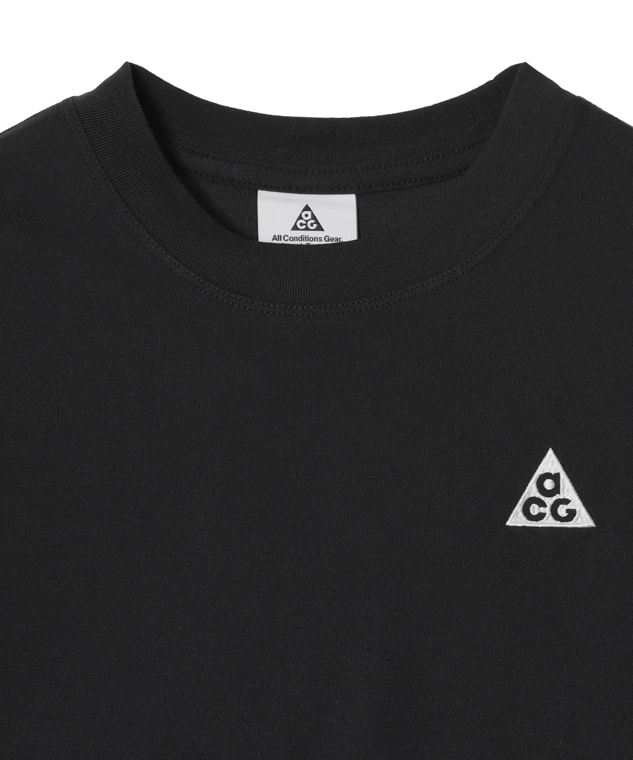 Женская футболка с коротким рукавом NIKE ACG DF Fitted Tri S, Black — фото 3