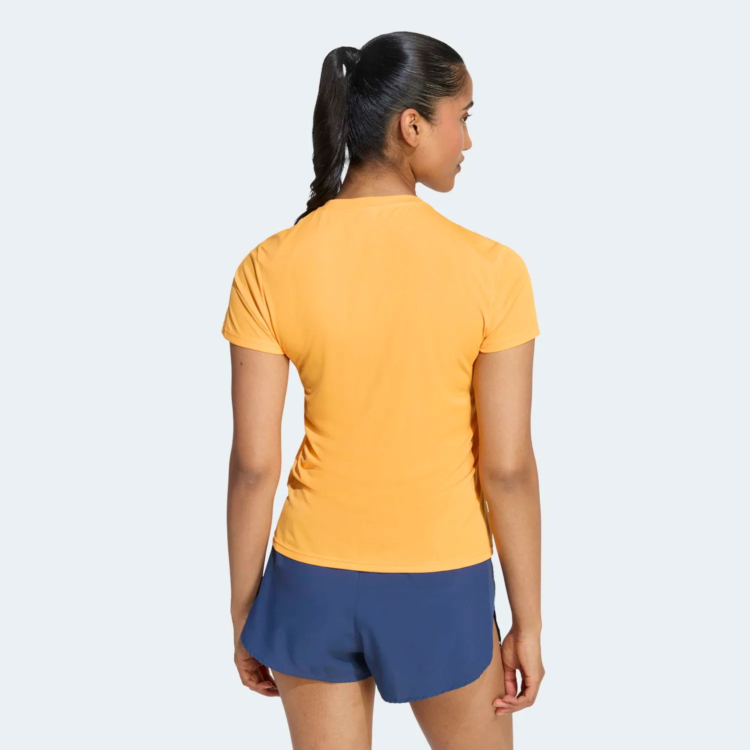 Женская беговая футболка с технологией AEROREADY Adidas Performance, Pure Tangerine — фото 2