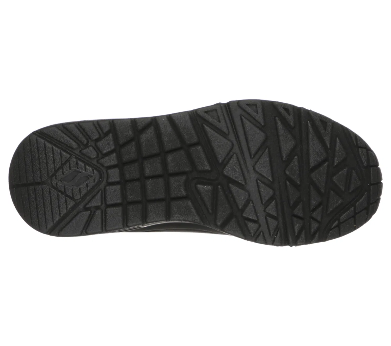 Детские кроссовки для мальчиков с воздушной подушкой One Stand on Air Skechers, Black Synthetic Black Trim — фото 4