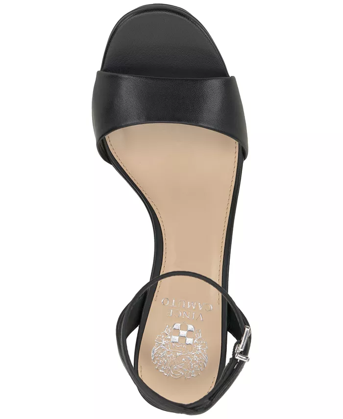 Платформенные блочные босоножки на каблуке Pendry Vince Camuto, черный — фото 4